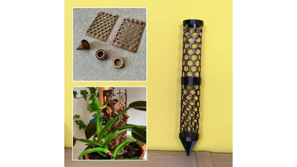 Cọc rêu xếp chồng (Stackable Moss Pole) – Đỡ cây leo - Image 1