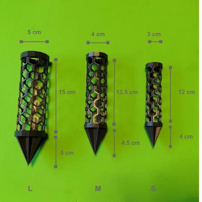 Cọc rêu xếp chồng (Stackable Moss Pole) – Đỡ cây leo