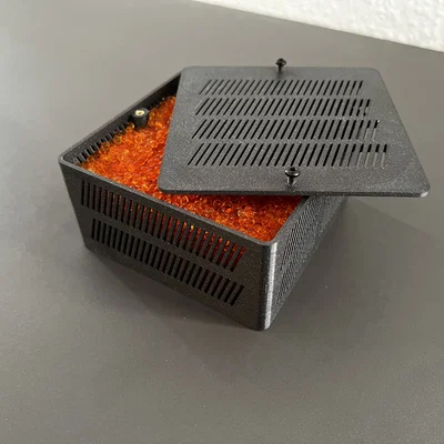 Hộp silica gel 100x100mm (bản 320g & 160g)