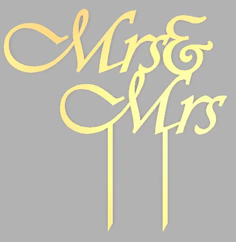Mẫu trang trí bánh kem cưới (Wedding Cake Topper) in 3D tinh tế - Image 1