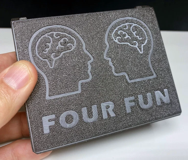 FOUR FUN / 4 WINS – trò chơi du lịch chiến thuật trong hộp PIP (4 Gewinnt) - Image 4