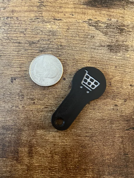 Đồng xu xe đẩy mua sắm US Quarter (móc khóa) - Image 1