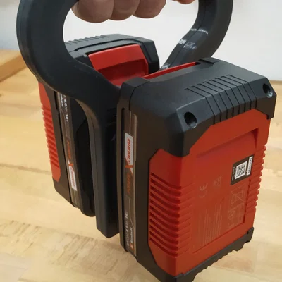 Tay xách pin cho 2 pin Einhell (Battery Tray) – Akku‑Tragegriff