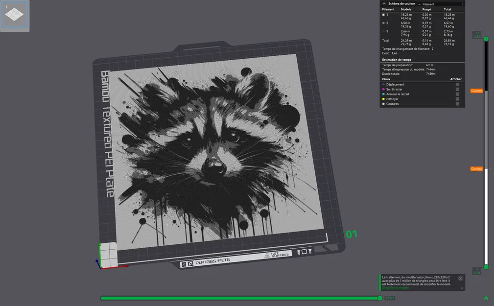 HueForge - Racoon - Image 2