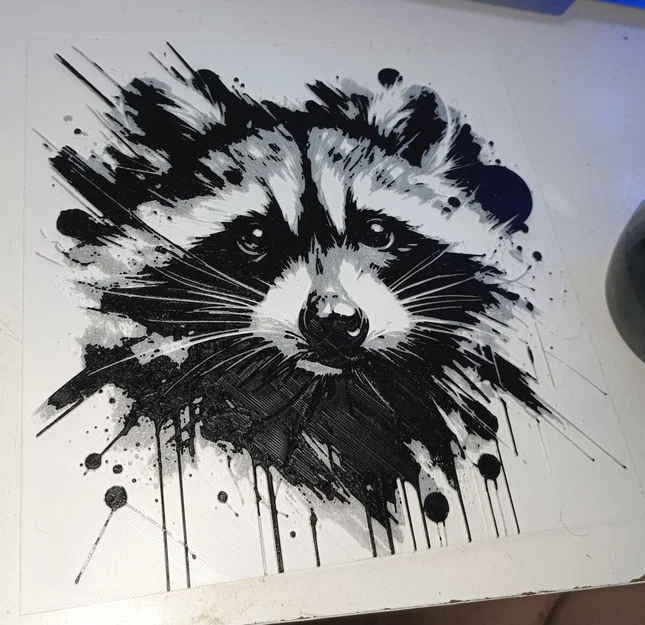 HueForge - Racoon - Image 3