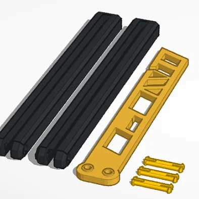 Mô hình dao bướm (Balisong) in 3D tự lắp ráp cực chất