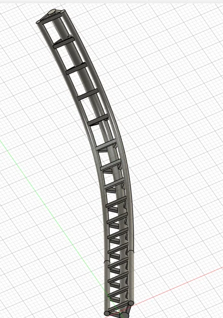Mô hình đường ray tàu lượn siêu tốc kiểu Intamin in 3D cực chất - Image 1