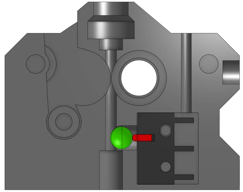 Nắp đậy Sprite Extruder kèm cảm biến sợi nhựa cho Ender 3 S1 - Image 1