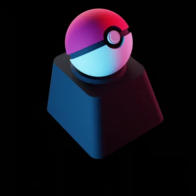 Keycap Poké Ball (Pokeball Keycap) cho switch Cherry MX