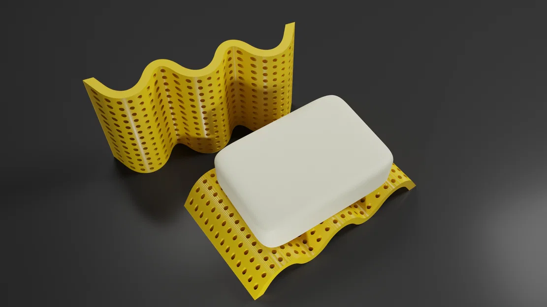 Khay Đựng Xà Phòng Gợn Sóng (Wavy Soap Dish) - Image 1