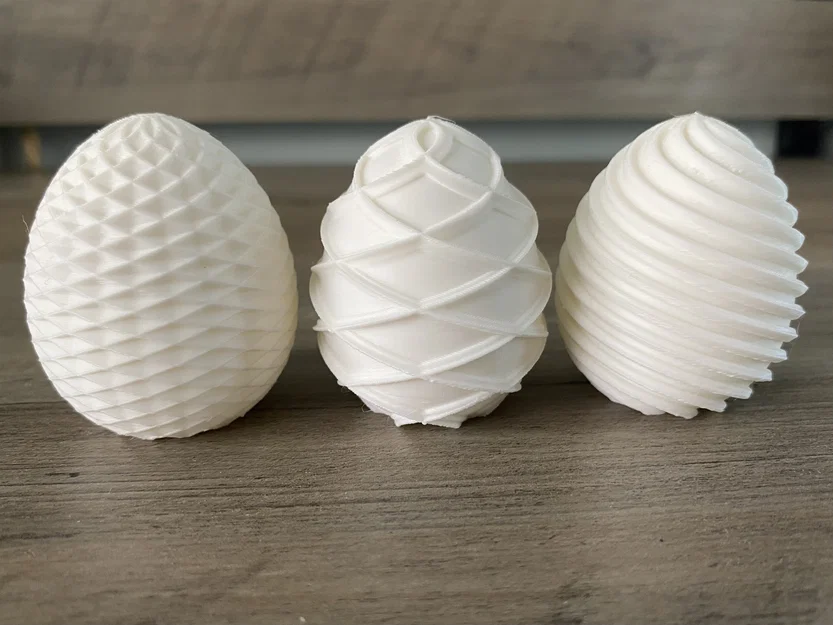 Bộ 3 quả trứng Phục sinh Fibonacci - Mẫu in 3D trang trí độc đáo - Image 2