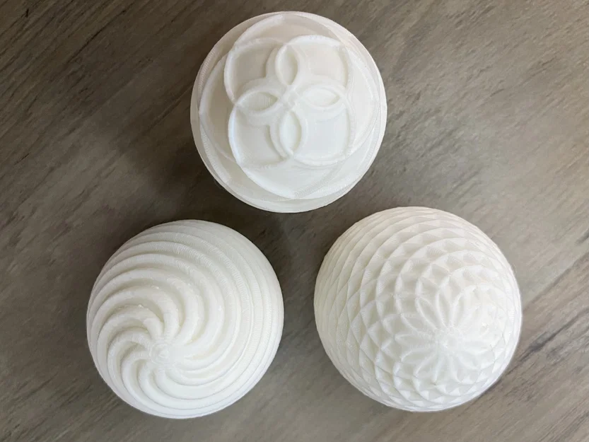 Bộ 3 quả trứng Phục sinh Fibonacci - Mẫu in 3D trang trí độc đáo - Image 3