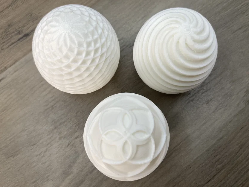 Bộ 3 quả trứng Phục sinh Fibonacci - Mẫu in 3D trang trí độc đáo - Image 4