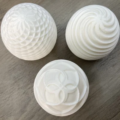 Bộ 3 quả trứng Phục sinh Fibonacci - Mẫu in 3D trang trí độc đáo
