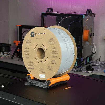 Giá đỡ cuộn filament 3kg cho Prusa Enclosure (Top Mount) - Dùng con lăn bearing