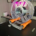 Giá đỡ cuộn filament 3kg cho Prusa Enclosure (Top Mount) - Dùng con lăn bearing - Thumbnail 2