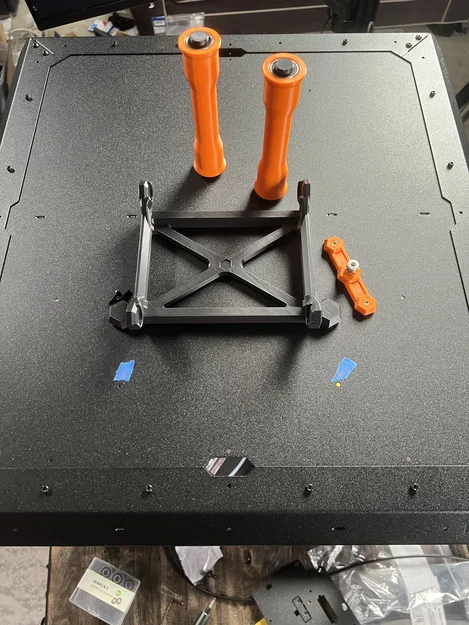 Giá đỡ cuộn filament 3kg cho Prusa Enclosure (Top Mount) - Dùng con lăn bearing - Image 4