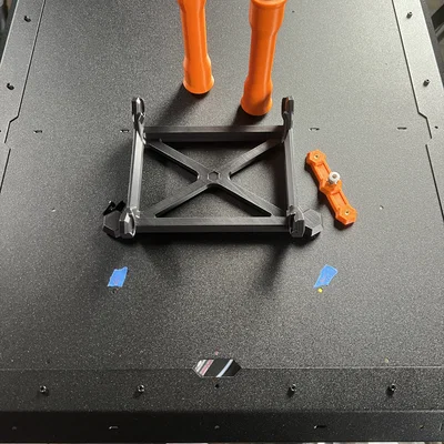 Giá đỡ cuộn filament 3kg cho Prusa Enclosure (Top Mount) - Dùng con lăn bearing
