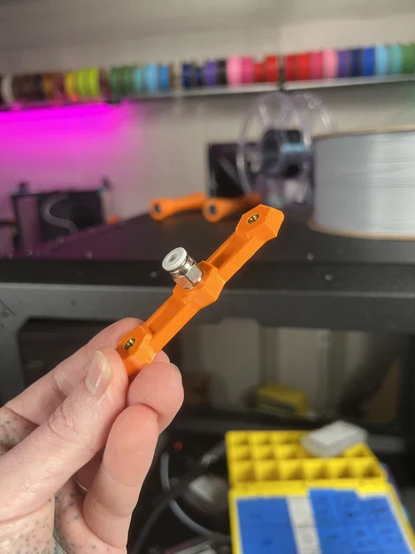 Giá đỡ cuộn filament 3kg cho Prusa Enclosure (Top Mount) - Dùng con lăn bearing - Image 6