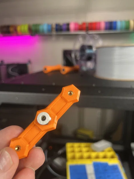 Giá đỡ cuộn filament 3kg cho Prusa Enclosure (Top Mount) - Dùng con lăn bearing - Image 7