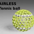 Mô hình quả bóng Tennis không cần hơi (Airless Tennis Ball) in 3D - Thumbnail 1