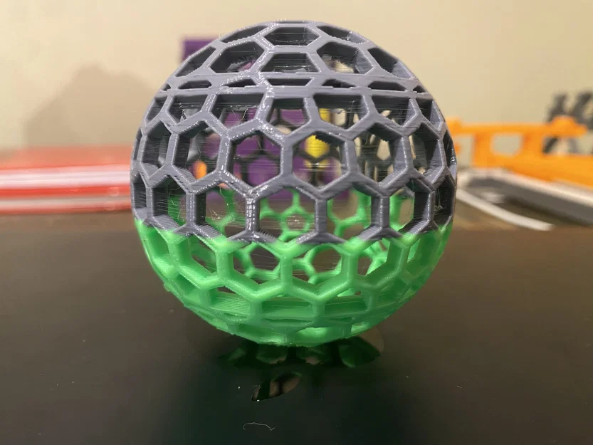 Mô hình quả bóng Tennis không cần hơi (Airless Tennis Ball) in 3D - Image 2