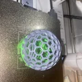 Mô hình quả bóng Tennis không cần hơi (Airless Tennis Ball) in 3D - Thumbnail 3