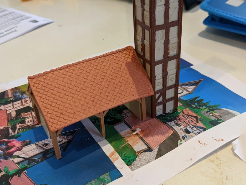 Con lăn tạo vân ngói shingle - HO Scale - Image 2