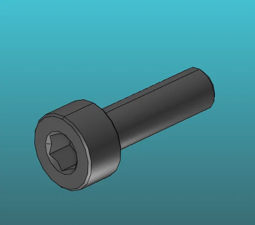 Thư viện 3D M3 cad library: File tham khảo thiết kế vít M3 chuẩn xác - Image 1