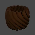 Mẫu chậu cây xương rồng mini (Cactus Pot) in 3D đẹp mắt - Thumbnail 1