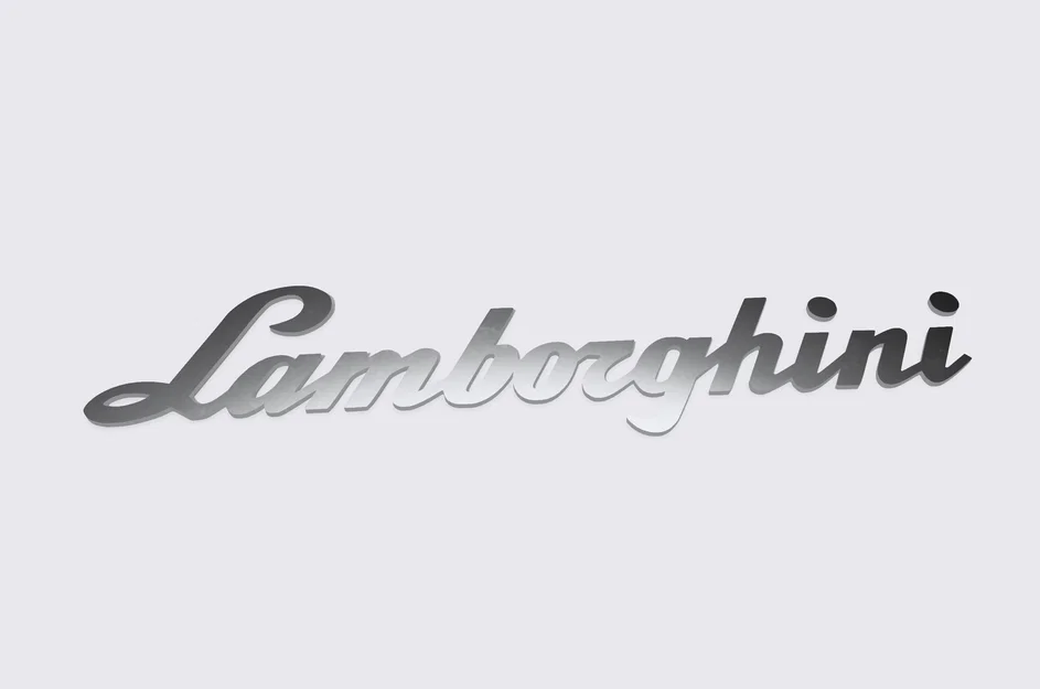 Logo Lamborghini 3D tinh tế - File in 3D trang trí đẹp mắt - Image 1
