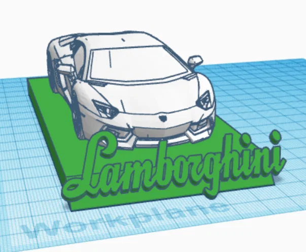 Mô hình 3D xe Lamborghini Aventador trưng bày đẹp mắt - Image 1