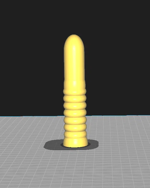 Mô hình Dildo dạng vòng gân (Ribbed Dildo) in 3D - Image 1