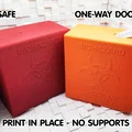 Hộp tiêu hủy ống tiêm kín - Print in Place - Không cần supports - Thumbnail 1
