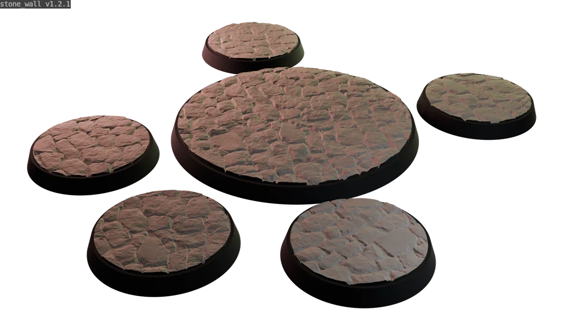 Pack Đế Mini: Nền Đá (Miniature Bases Pack: Stone) - Image 33