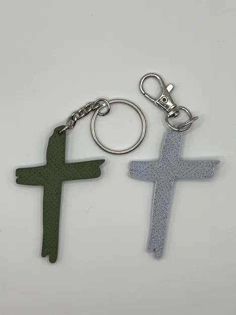 Móc khóa hình thánh giá 3D thiết kế tinh tế (Cross Keychain) - Image 1