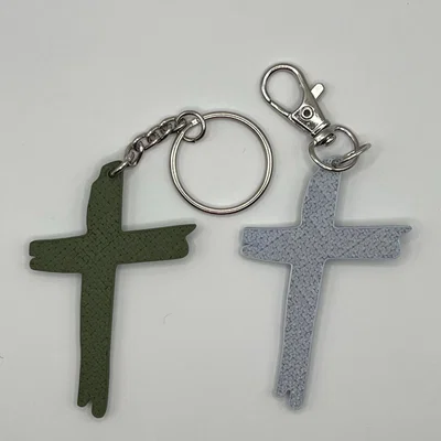 Móc khóa hình thánh giá 3D thiết kế tinh tế (Cross Keychain)