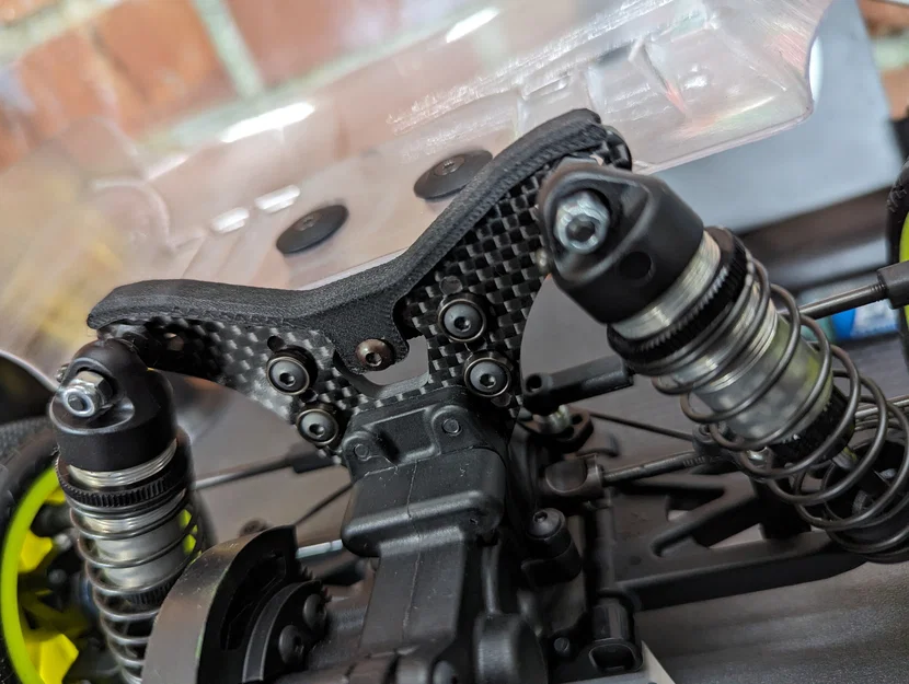 Miếng bảo vệ rear shock tower cho XRAY XB2 2024 - Image 1