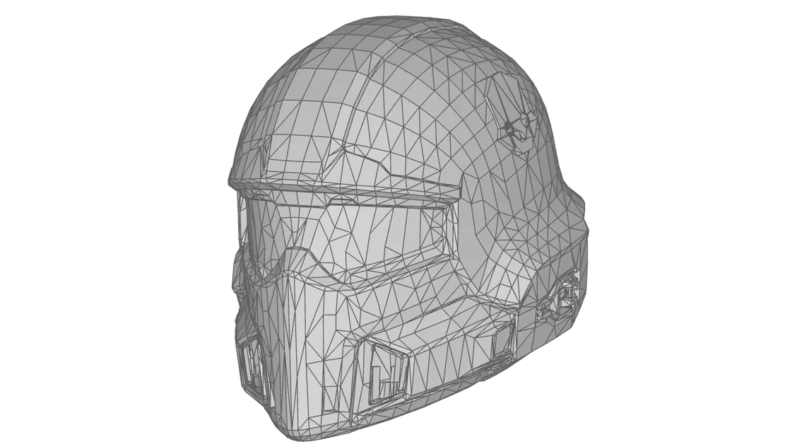 Mô hình mũ bảo hiểm Helldivers II (Helldivers II Helmet) in 3D cực ngầu - Image 3