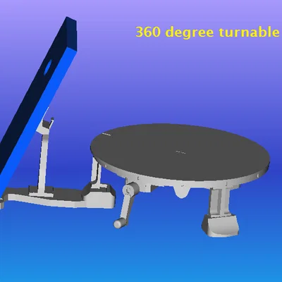Bàn xoay 360 độ thủ công - Dự án in 3D cơ khí đơn giản, hiệu quả