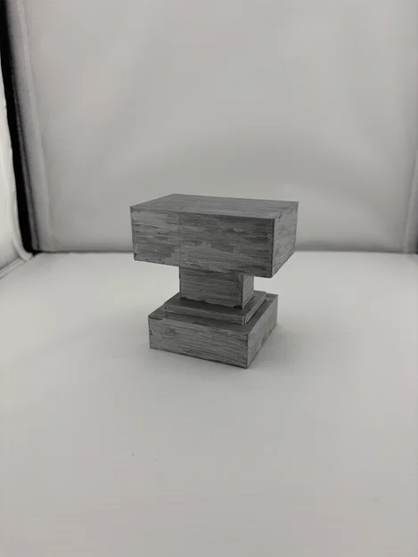 Mô hình cái đe (Anvil) Minecraft 3D - Đồ trang trí bàn làm việc cực chất - Image 2