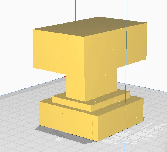 Mô hình cái đe (Anvil) Minecraft 3D - Đồ trang trí bàn làm việc cực chất - Image 4
