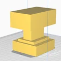 Mô hình cái đe (Anvil) Minecraft 3D - Đồ trang trí bàn làm việc cực chất - Thumbnail 4