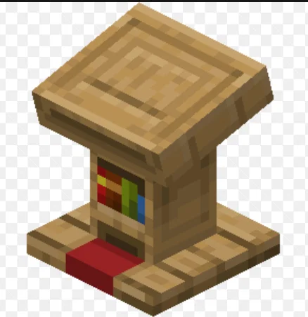 Mô hình 3D bục giảng Lectern trong Minecraft - Image 1