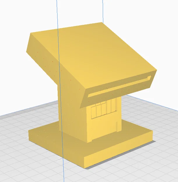 Mô hình 3D bục giảng Lectern trong Minecraft - Image 2
