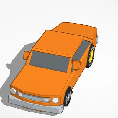Mô hình xe ô tô đồ chơi 3D di chuyển linh hoạt (Movable car)