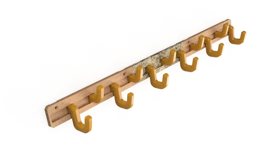 Giá treo áo với móc vô hạn và mô-đun - Image 1