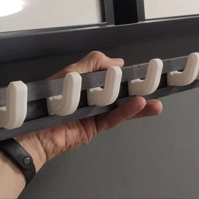 Giá treo áo với móc vô hạn và mô-đun