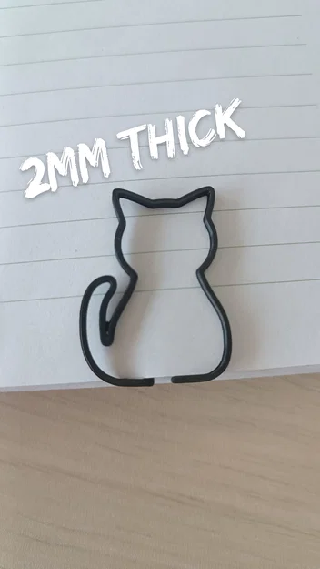 Kẹp giấy hình mèo 3D đáng yêu - Phụ kiện trang trí bàn làm việc - Image 3