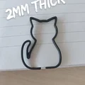 Kẹp giấy hình mèo 3D đáng yêu - Phụ kiện trang trí bàn làm việc - Thumbnail 3